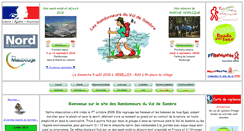 Desktop Screenshot of lesrandonneursduvaldesambre.fr
